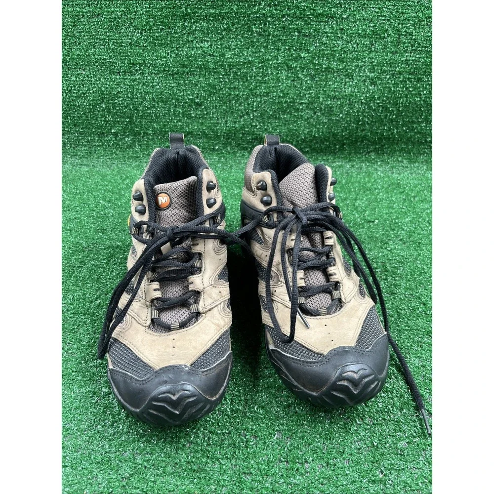 Merrel Continuum Waterproof Hiking Boots Vibram Soles Mens Size 8 No Insoles